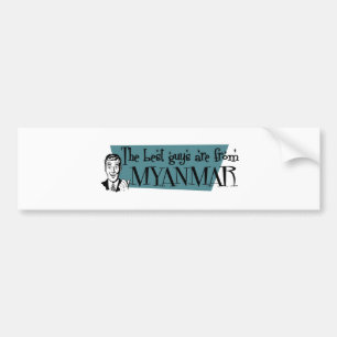 MYANMAR BUMPER STICKER