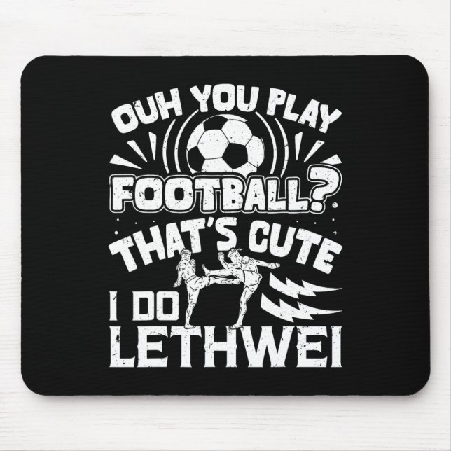 Myanmar Fighter Training Martial Arts Burmese Boxi Mouse Pad (Front)