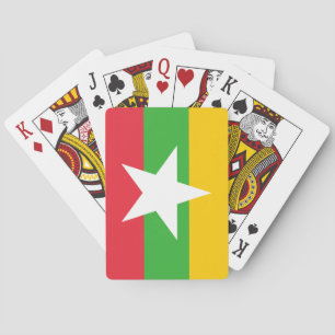 Myanmar Flag Playing Cards