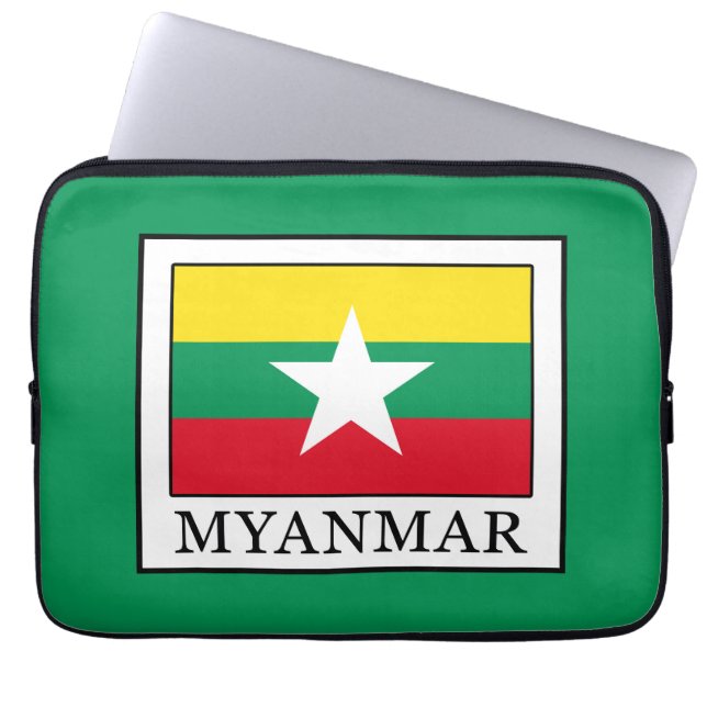Myanmar Laptop Sleeve (Front)