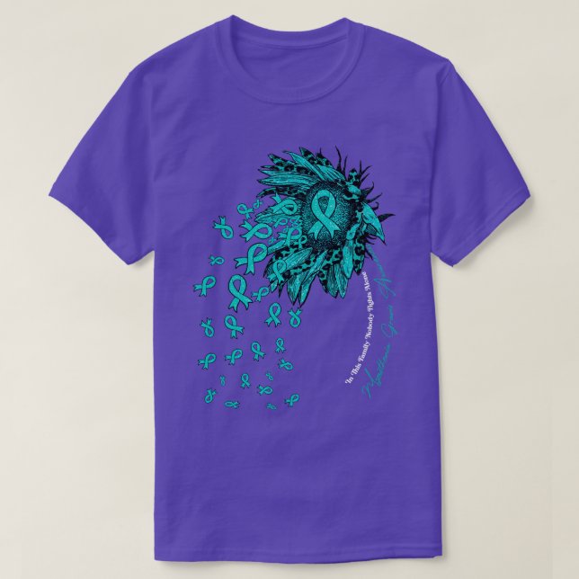 Myasthenia Gravis Awareness Awareness sunflower no T-Shirt (Design Front)