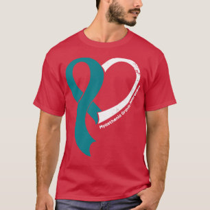 Myasthenia Gravis Awareness Hope Love Heart Ribbon T-Shirt