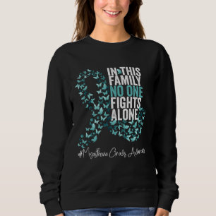 Myasthenia Gravis Awareness Month Teal Ribbon Sweatshirt