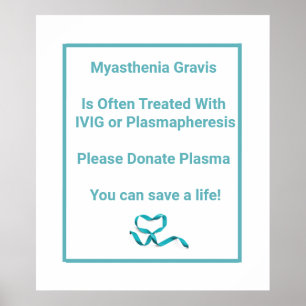 Myasthenia Gravis Awareness Poster