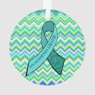 Myasthenia Gravis Snowflake Christmas  Ornament