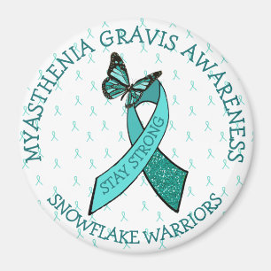 Myasthenia Gravis Stay Strong Awareness Magnet