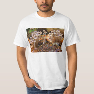 Mycena Inclinata Clustered Bonnet Mushroom Fungi T-Shirt