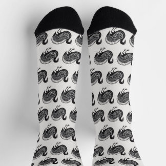 Mycenaean Greek Inspired Bird Socks