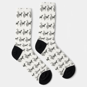 Mycenaean Greek Inspired Charioteers Socks