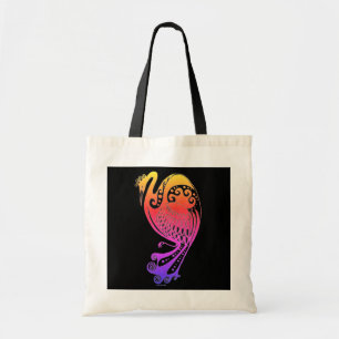 Mycenaean Greek Inspired Colourful Bird Tote Bag