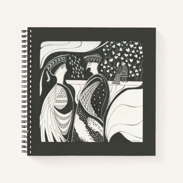 Mycenaean Greek Inspired Gossips Notebook (Front)