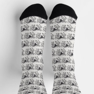 Mycenaean Greek Inspired Octopus Socks