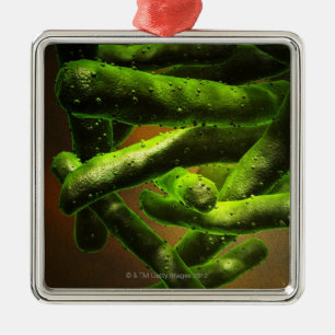 Mycobacterium Tuberculosis Metal Tree Decoration