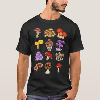 Mycology  Fungi Foraging Mushroom Whisperer T-Shirt