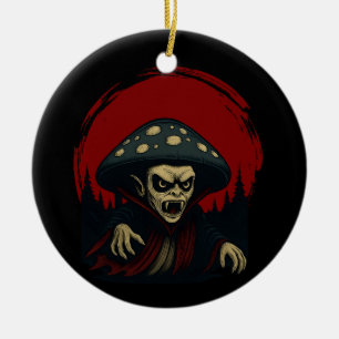 MycoVamp-Bleeding Tooth Fungi Ceramic Tree Decoration