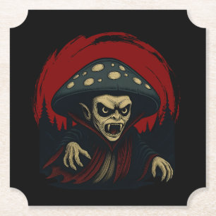 MycoVamp-Bleeding Tooth Fungi Paper Coaster