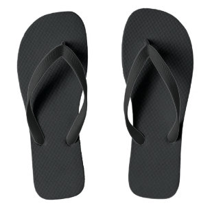 Mydeas Black Solid Colour Jandals