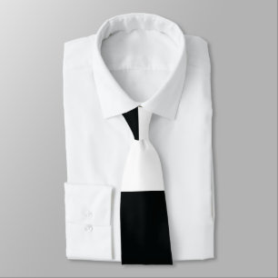 Mydeas   Black & White Extra Wide Stripes Tie