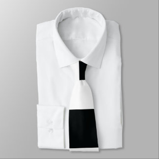 Mydeas | Black & White Wide Stripes Tie