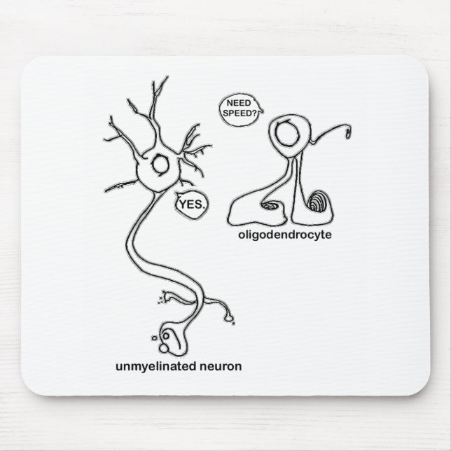 Myelin Pusher Mouse Pad (Front)