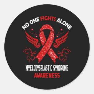 Myelodysplastic Syndrome Mds Awareness  Classic Round Sticker