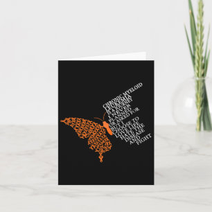 Myeloid Leukaemia Warrior  Card