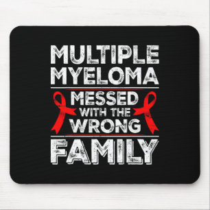Myeloma Awareness Ribbon Blood Cancer Survivor Pla Mouse Pad