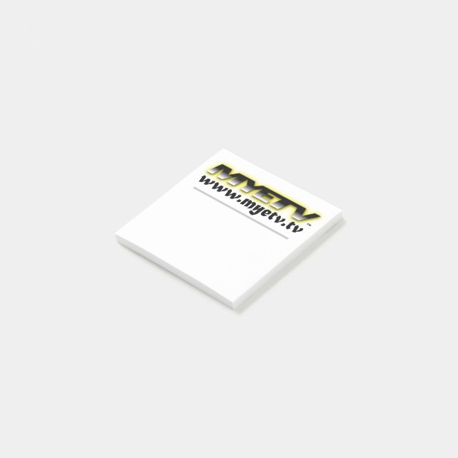 MYETV postit ® Post-it Notes (Angled)