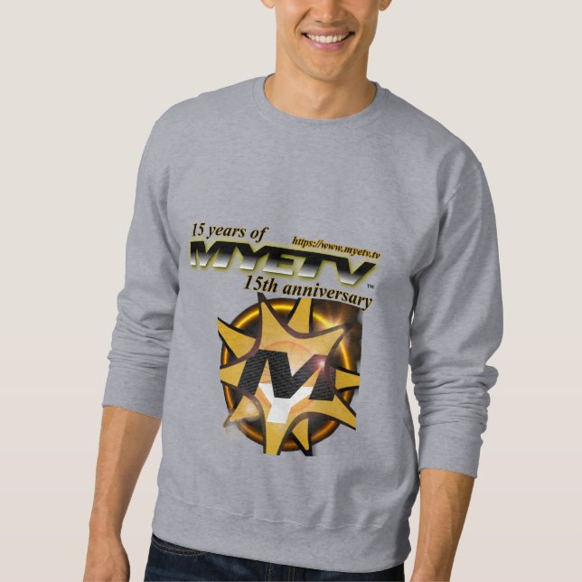 MYETV's Men's Basic Sweatshirt - 15 years (Front)