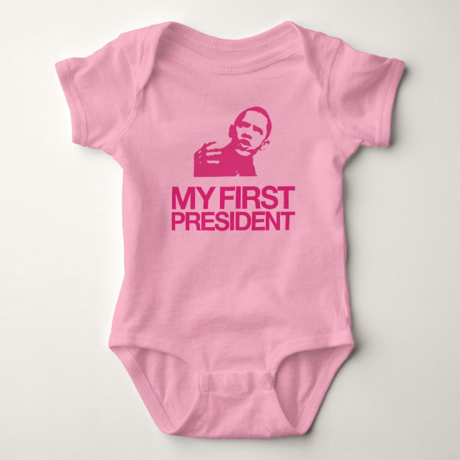 MYFIRSTpink Baby Bodysuit (Front)