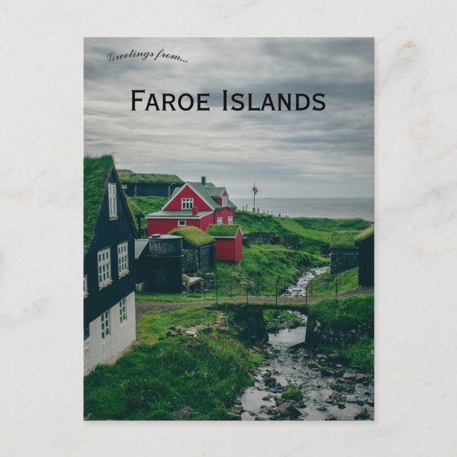 Mykines Faroe Islands Postcard (Front)