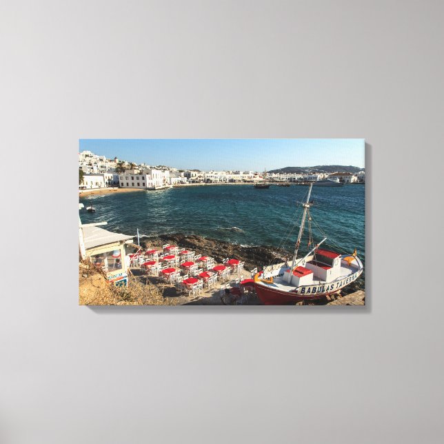 Mykonos Canvas Print (Front)