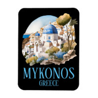 Mykonos Greece Greek Island Vintage Travel