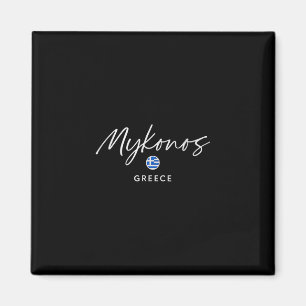 Mykonos Greece Island Trip Summer Sea Escape  Magnet