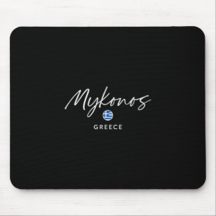 Mykonos Greece Island Trip Summer Sea Escape Mouse Pad