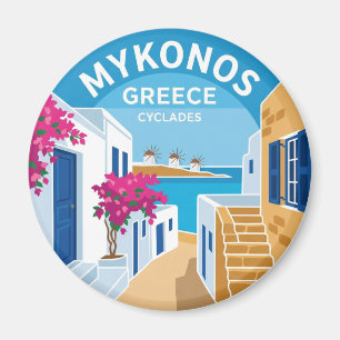 Mykonos Greece Magnet