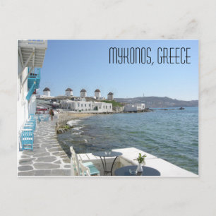 Mykonos Greece Postcard