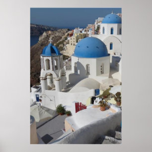 Mykonos Greece Travel Poster