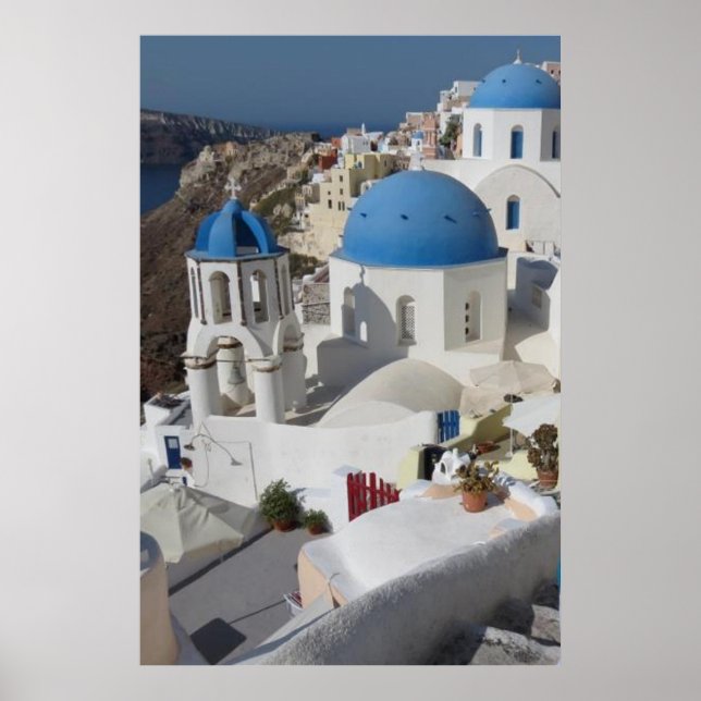 Mykonos Greece Travel Poster (Front)