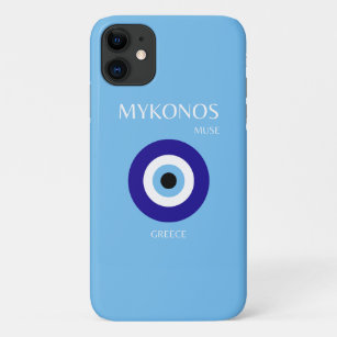 Mykonos Muse, Blue Case-Mate iPhone Case