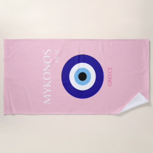 Mykonos Muse, Mykonos, Pink Beach Towel
