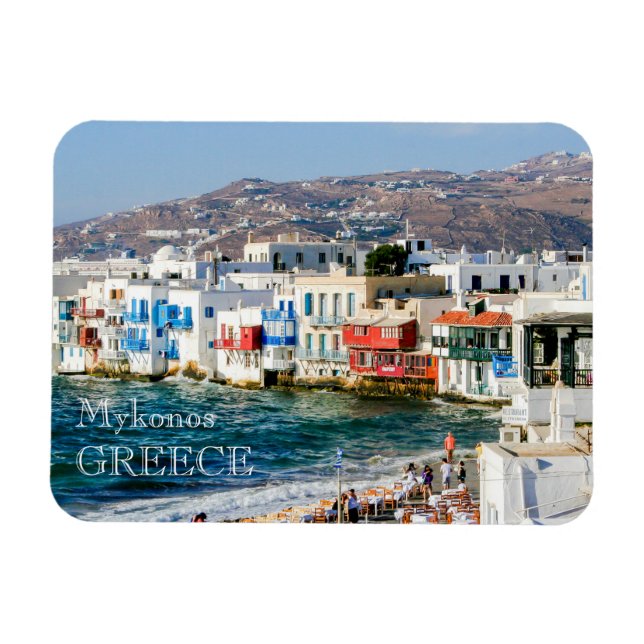 Mykonos Photo Magnet (Horizontal)
