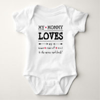 MyMommy "My Mummy Loves Me" Baby Bodysuit
