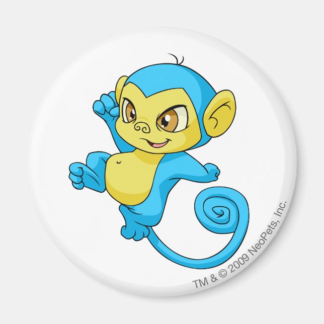 Mynci Blue Magnet (Front)