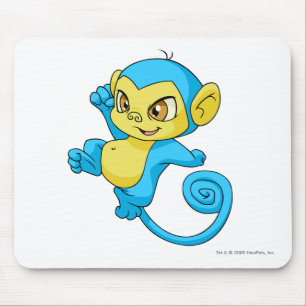Mynci Blue Mouse Pad