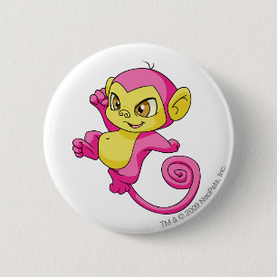 Mynci Pink 6 Cm Round Badge