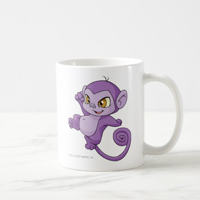 Mynci Purple Coffee Mug (Right)