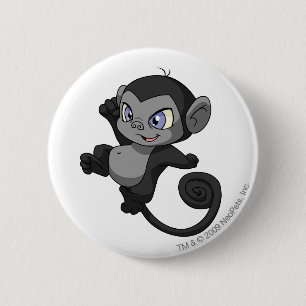 Mynci Shadow 6 Cm Round Badge