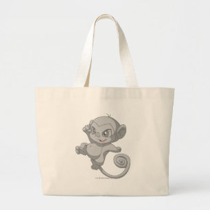 Mynci Silver Large Tote Bag