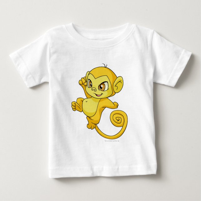 Mynci Yellow Baby T-Shirt (Front)